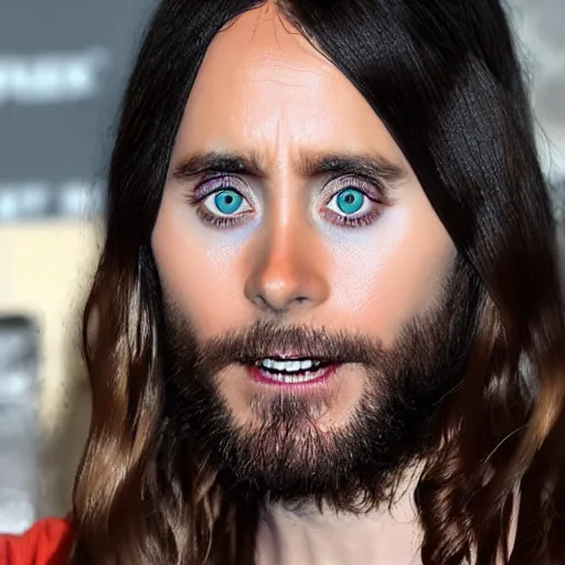 Image similar to jared leto in the style of family guy