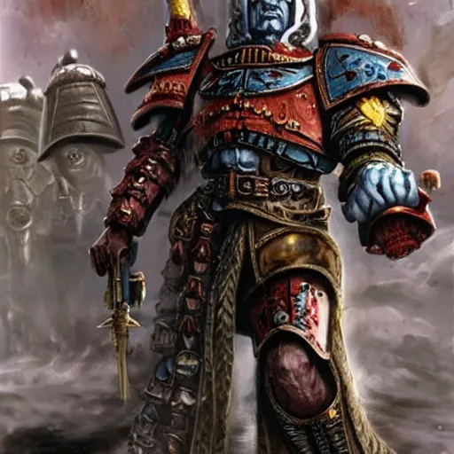 Image similar to Abe Vigoda as the Warhammer 40k Emperor of Mankind