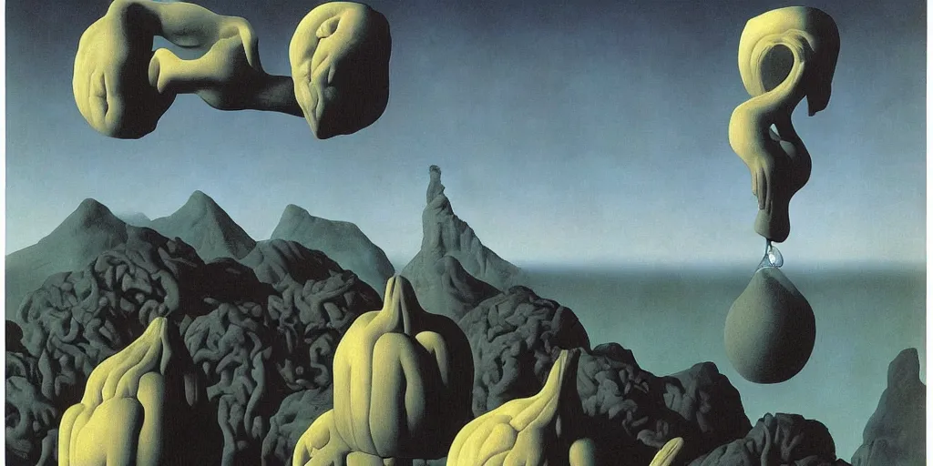 Image similar to Uncurable Virus by Richard Corben, by by René Magritte, surrealism, gothic, baroque