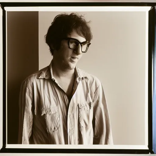 Image similar to young larry david, portrait, 3 5 mm film, by martin parr