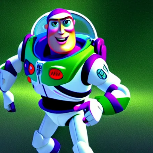 Prompt: buzz lightyear in friday the 1 3 th
