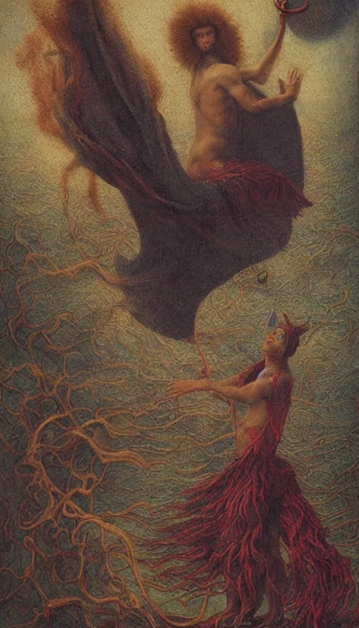 Image similar to the fool, tarot, by agostino arrivabene