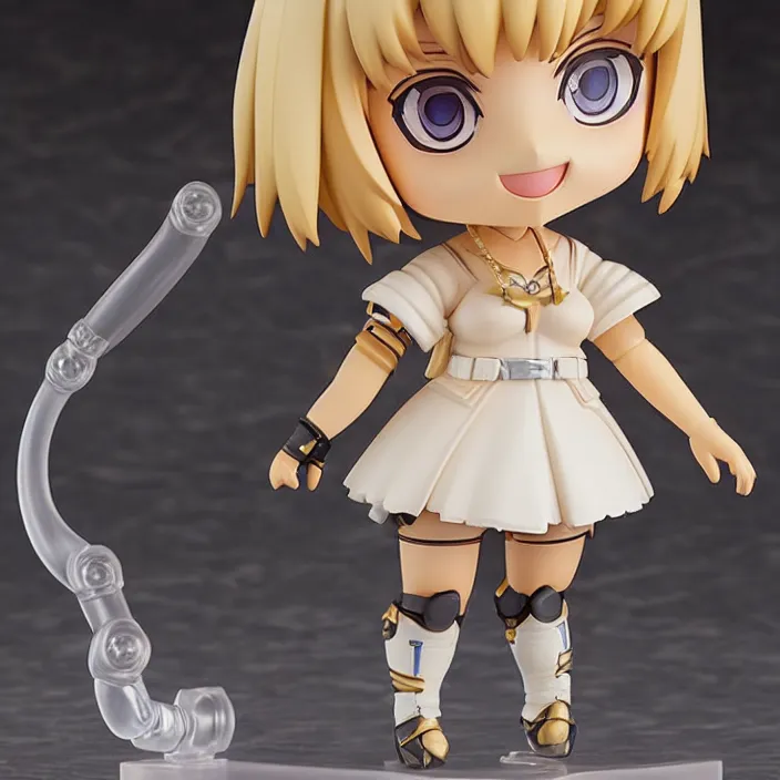 Image similar to Margot Robbie, An anime Nendoroid of Margot Robbie, figurine, detailed product photo