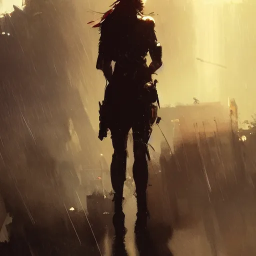 Image similar to how is the weather? dramatic lighting, illustration by Greg rutkowski, yoji shinkawa, 4k, digital art, concept art, trending on artstation