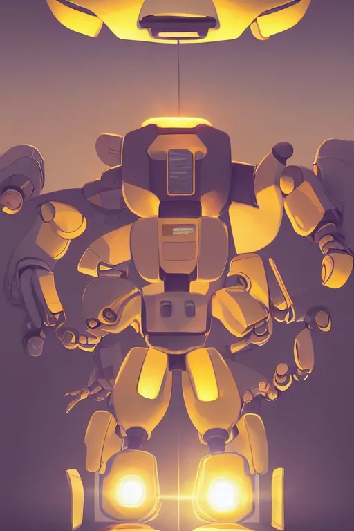 Image similar to metabots medabots medarotto medarot robot minimalist comics, behance hd by jesper ejsing, by rhads, makoto shinkai and lois van baarle, ilya kuvshinov, rossdraws global illumination ray tracing hdr radiating a glowing aura