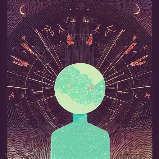 Image similar to illustration of Courage, by Victo Ngai and James Gilleard