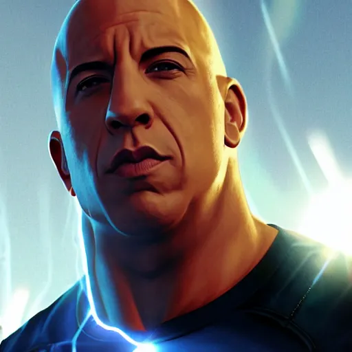 Prompt: vin diesel as saitama!!! throwing!!! a car!!!!!!!!!! into space, ultra realistic, lens flare, atmosphere, glow, detailed, intricate, full of colour, cinematic lighting, trending on artstation, 4 k, hyperrealistic, focused, extreme details, unreal engine 5, cinematic, masterpiece