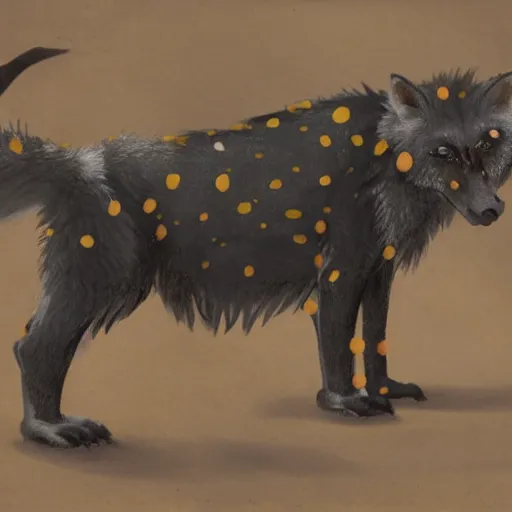 Image similar to a gnoll with white spots