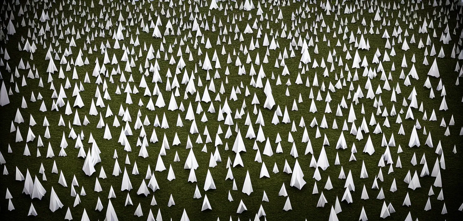 Image similar to origami forest by viktor miller - gausa