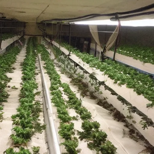 Image similar to underground marijuana farm