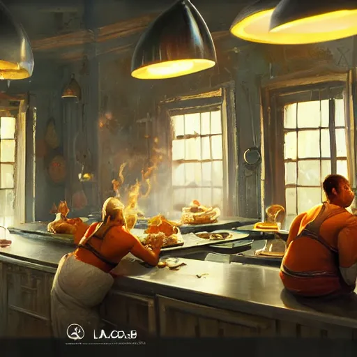 Prompt: a chef cooking pies, dramatic lighting, cinematic, establishing shot, extremely high detail, photo realistic, cinematic lighting, post processed, concept art, artstation, matte painting, style by eddie mendoza, raphael lacoste, alex ross