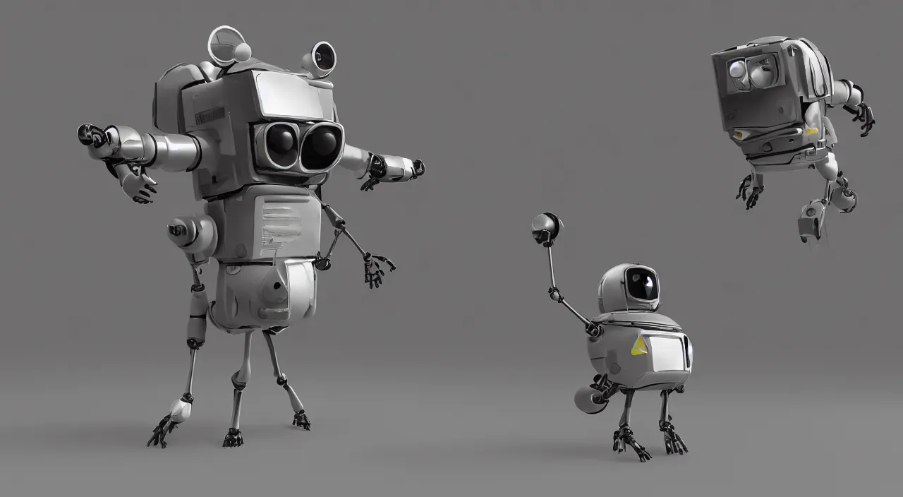 Image similar to mini flying detective robot in 1 9 8 0 s retro - futuristic style with no legs and no arms / realistic render, unreal engine