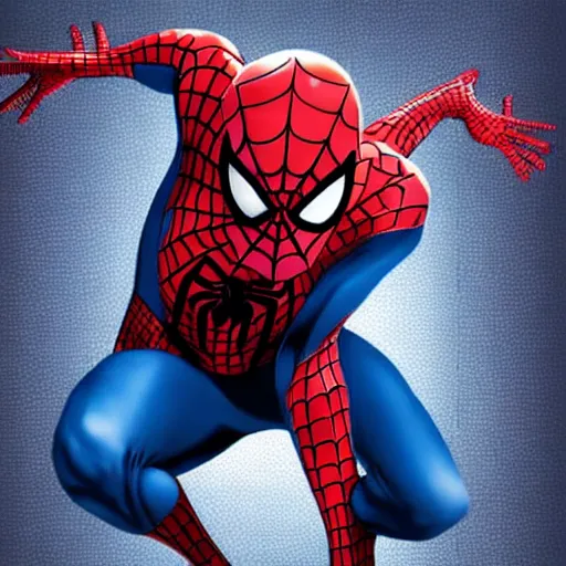 Image similar to Spiderman from the year 5000