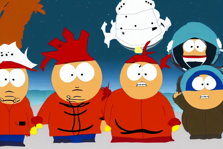 Image similar to crab people from south park