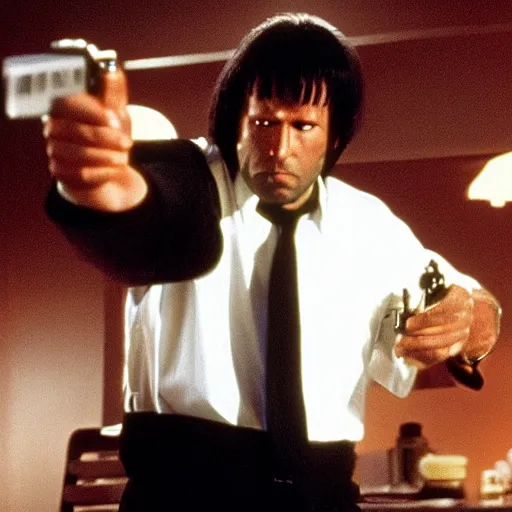 Prompt: picture of Chevy Chase in Pulp Fiction