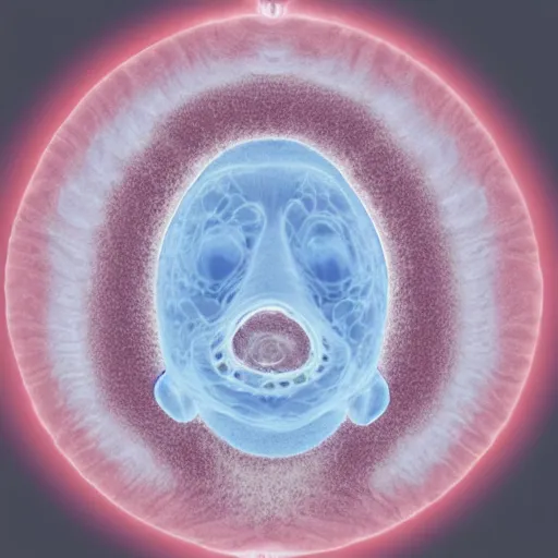 Image similar to 3 d ultrasound imagery of a human embryo at 2 weeks