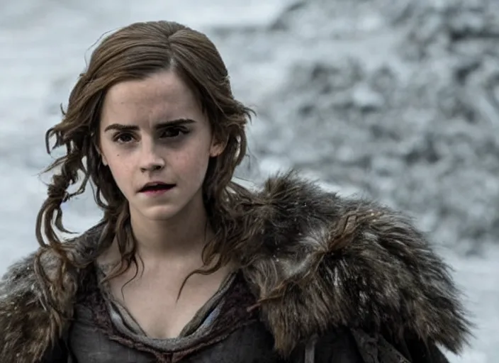 Image similar to emma watson as hermione granger in game of thrones