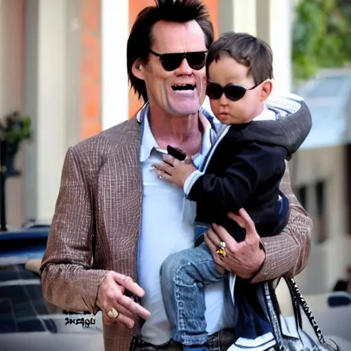 Image similar to jim carrey with carrier!!