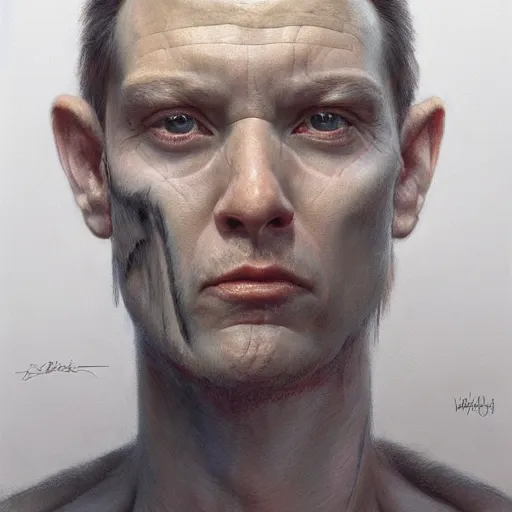 Image similar to portrait of jackson hinkle, horror, by donato giancola and greg rutkowski and wayne barlow and zdzisław beksinski, realistic face, visible face, digital art