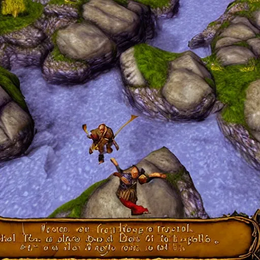 Image similar to Bard's Tale (2004) screenshot, developed by inXile Entertainment