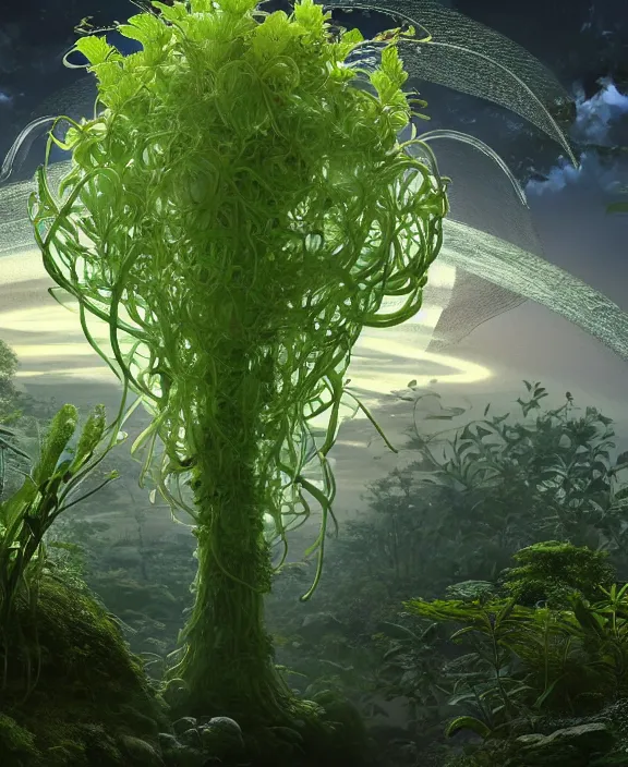 Image similar to transparent clear see - through image of many many isopods, lush botany, foliage, aurora spaceship environment, ultra realistic, concept art, photorealistic, octane render, 8 k, unreal engine. art by gustave dore and nori inoguchi and sam kaplan and zachary goulko and christopher marley and artgerm and alphonse mucha