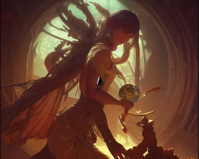 Image similar to photography of nhk animation, deep focus, d & d, fantasy, intricate, elegant, highly detailed, digital painting, artstation, concept art, matte, sharp focus, illustration, hearthstone, art by artgerm and greg rutkowski and alphonse mucha