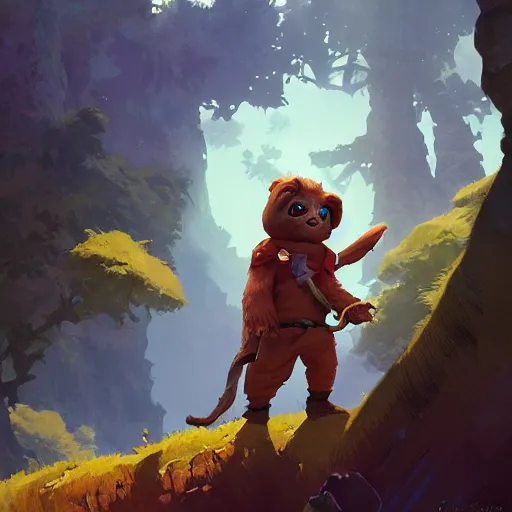 Image similar to hero world ewoks, behance hd by jesper ejsing, by rhads, makoto shinkai and lois van baarle, ilya kuvshinov, rossdraws global illumination