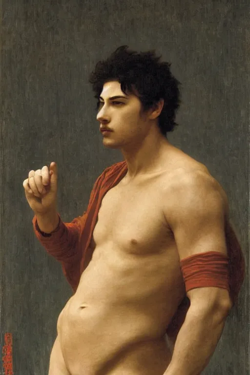 Image similar to portrait of a kamen rider rx, majestic, solemn, by bouguereau