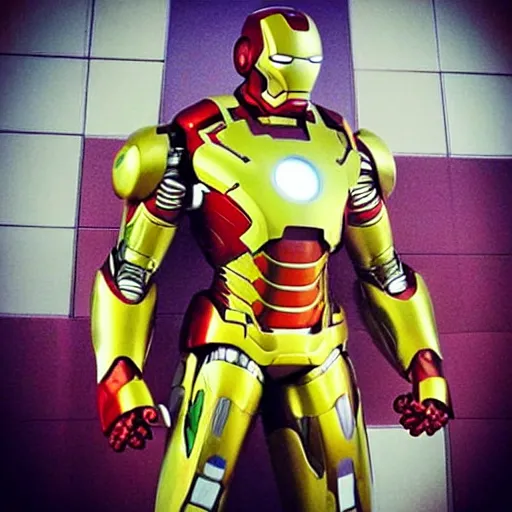 Prompt: “iron man wearing buzz light year suit, Pixar”