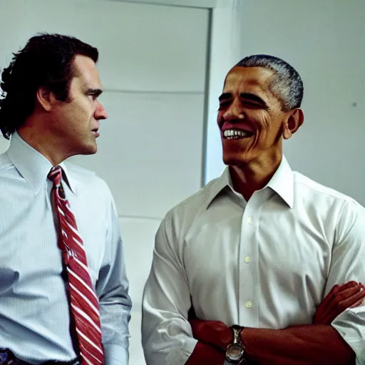 Prompt: joe biden and barack obama in the movie pineapple express