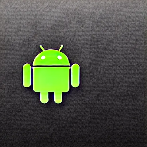 Image similar to android as apple logo