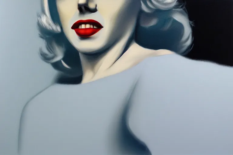 Image similar to portrait of merlyn monroe artwork by tim eitel