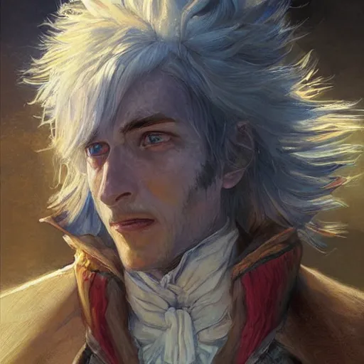 howl from howl's moving castle as a realistic fantasy, Stable Diffusion