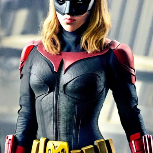 Image similar to scarlett johansson as batman