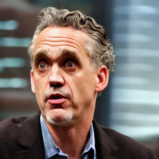 Prompt: Jordan peterson crying