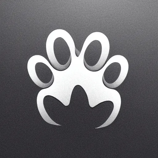 Image similar to Professional logo. Cat paw holding with a coin. Abstract, Pictorial.