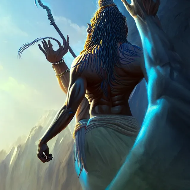 epic professional digital art of Shiva the Adiyogi, | Stable Diffusion |  OpenArt