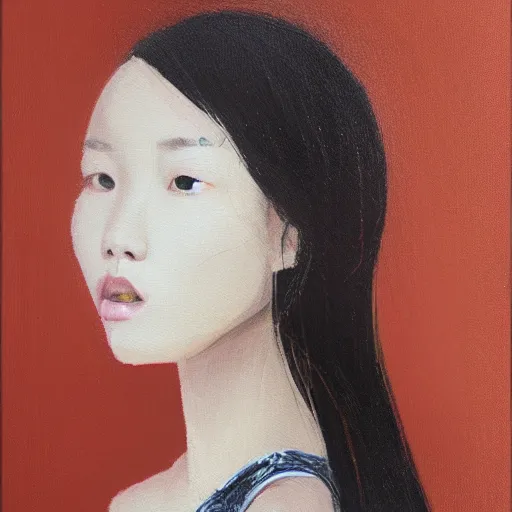 Prompt: portrait of a girl by tooth wu, intricate abstract