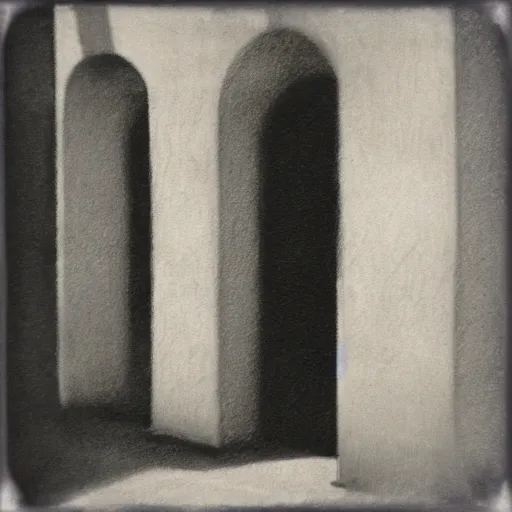 Image similar to filmic noisy bipedal paris web balinese cat zinc pilaster pediment, by kati horna and juan gimenez and edward hopper, art on instagram, charcoal drawing, polaroid photo