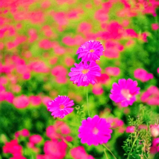 Image similar to colorful flowers film photography