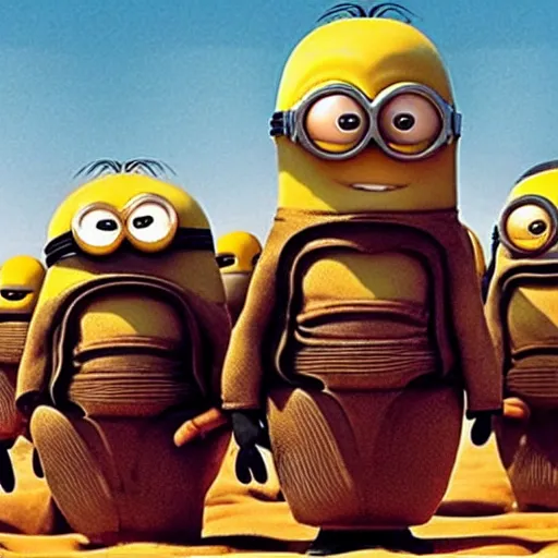 Image similar to dune, the minions