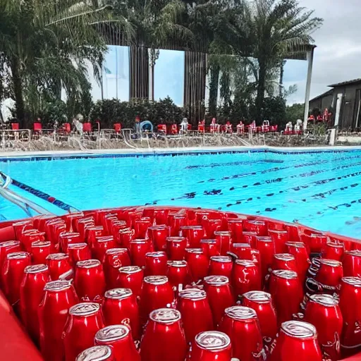 Las Vegas pool party, Stable Diffusion