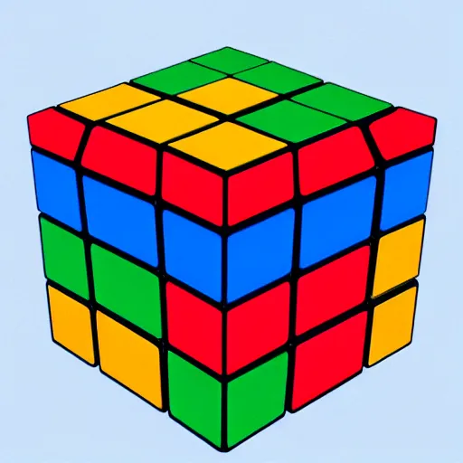 Image similar to rubiks cube blueprints.