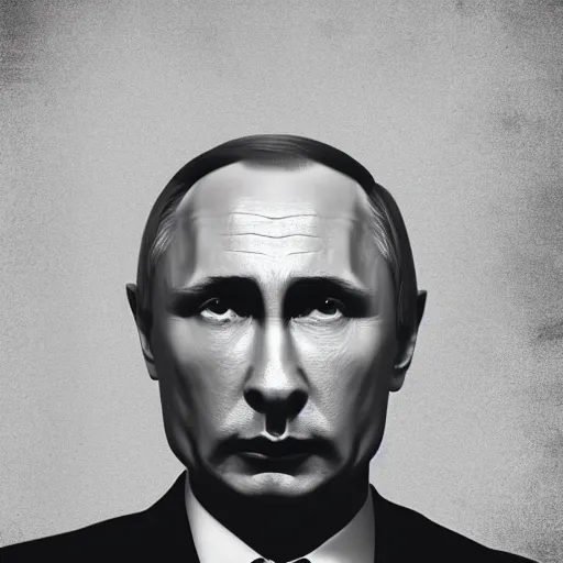 Image similar to a person looking like vladimir putin sitting on chair which looks like sponch bob, digital painting, photorealistic, symmetrical style