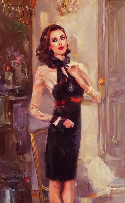 Prompt: Business woman. by Konstantin Razumov, horror scene, highly detailded