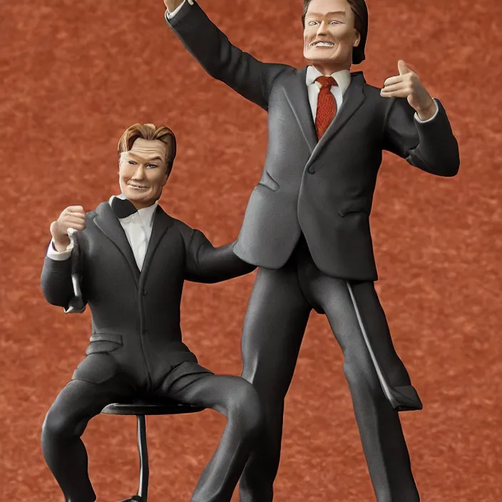 Image similar to Conan O'Brien, a GOODSMILE figure of Conan O'Brien, figurine, detailed product photo,