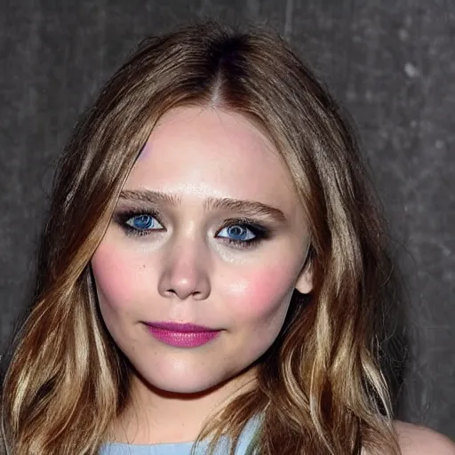 Image similar to elizabeth olsen mixed with jennifer lawrence