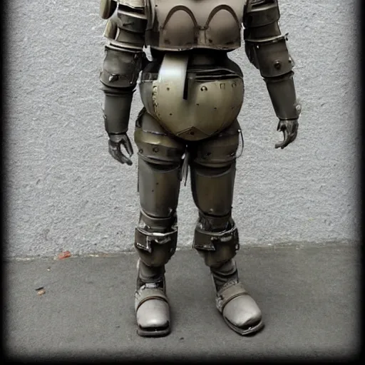 Image similar to maschinen krieger armored walking suit in the style of makoto kobayashi