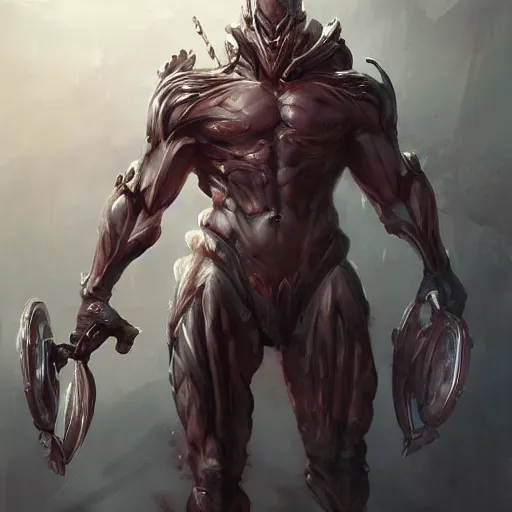 Prompt: warframe, muscular male undead cyborg, muscle, fungus, painted by stanley lau, painted by greg rutkowski, painted by stanley, artgerm, masterpiece, digital art, trending on arts