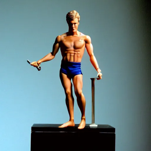 Image similar to greek statue of Ken doll in American Psycho (1999)